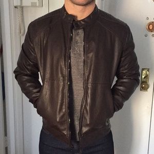 Men's Brown Leather Jacket